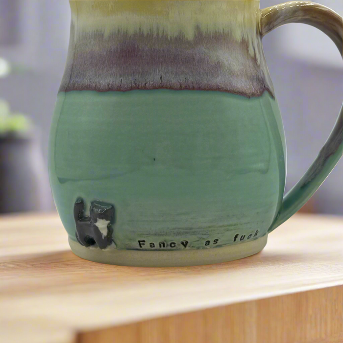 Ceramic Mug | Sassy Cat - Greenbriar Market + Refillery