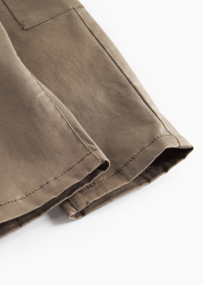 Close-up of children's khaki pants