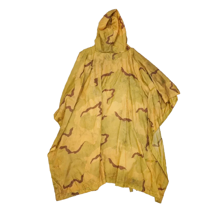 Production Made 3 Colour Desert Poncho - Film Production Used - Ponchos