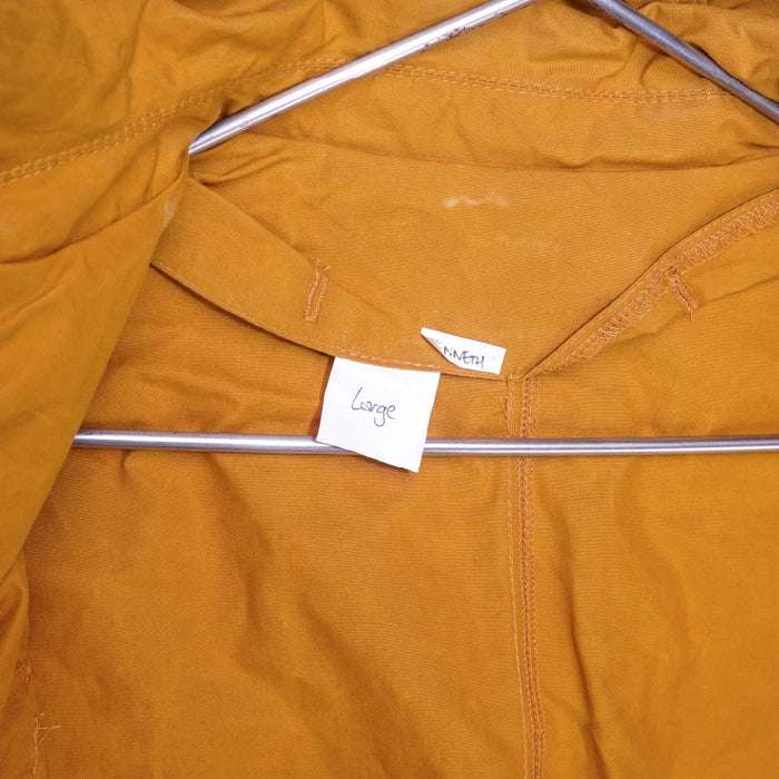 Production Made Yellow Canvas Parka with Hood - Large, Item 4 - Film Production Used - Parkas