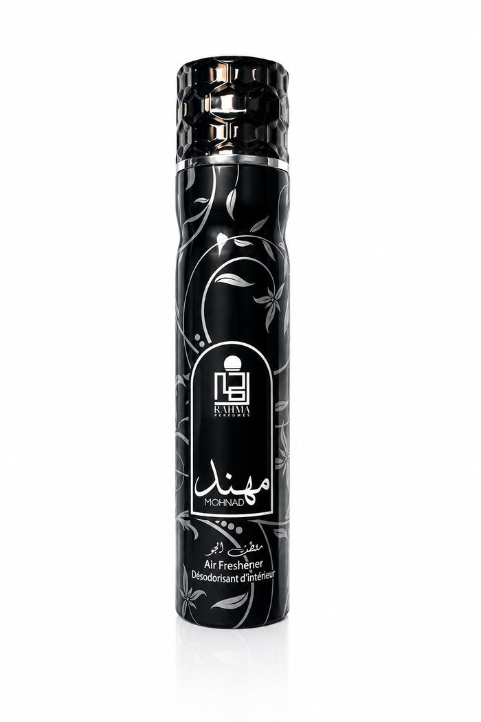 Rahma Perfumes | Mohnad | Unisex Fragrance | 300ML | Air Freshener | Fresh Bergamot, Subtle Spice, and Light Citrus.