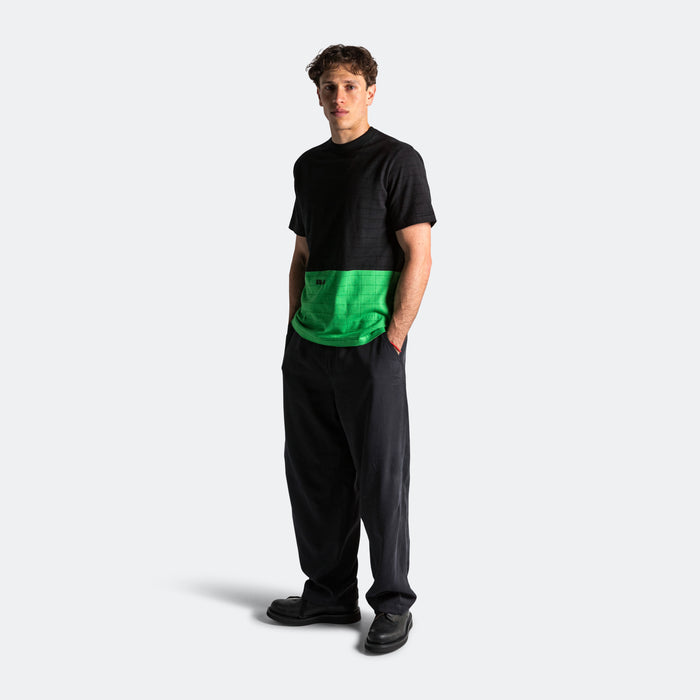 T-Shirt x UP THERE - Black/Fern Green