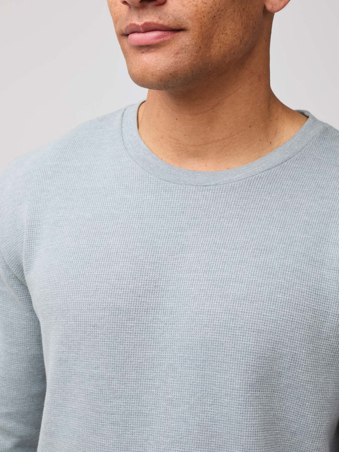 the perfect balance of comfort + style + function # Thermal Long Sleeves in Heather Grey at Fresh Clean Threads