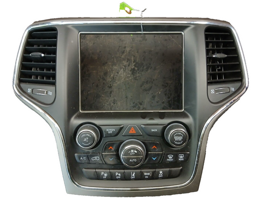2017 GRAND CHEROKEE OEM 8.4 SCREEN BEZEL HVAC AIR A/C CLIMATE CONTROL 68254010AH