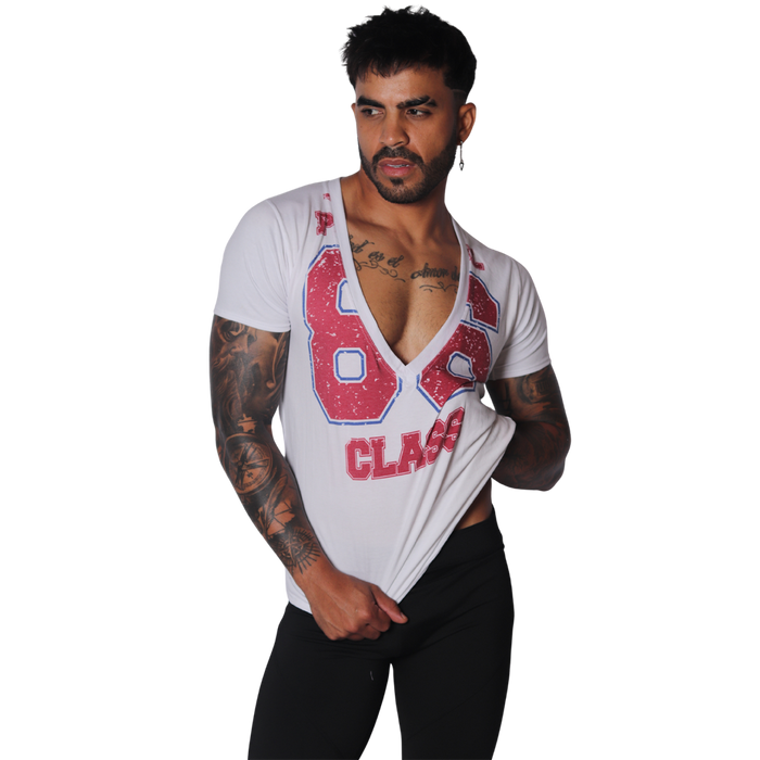 86 Tshirt en modelo de Gigo Underwear
