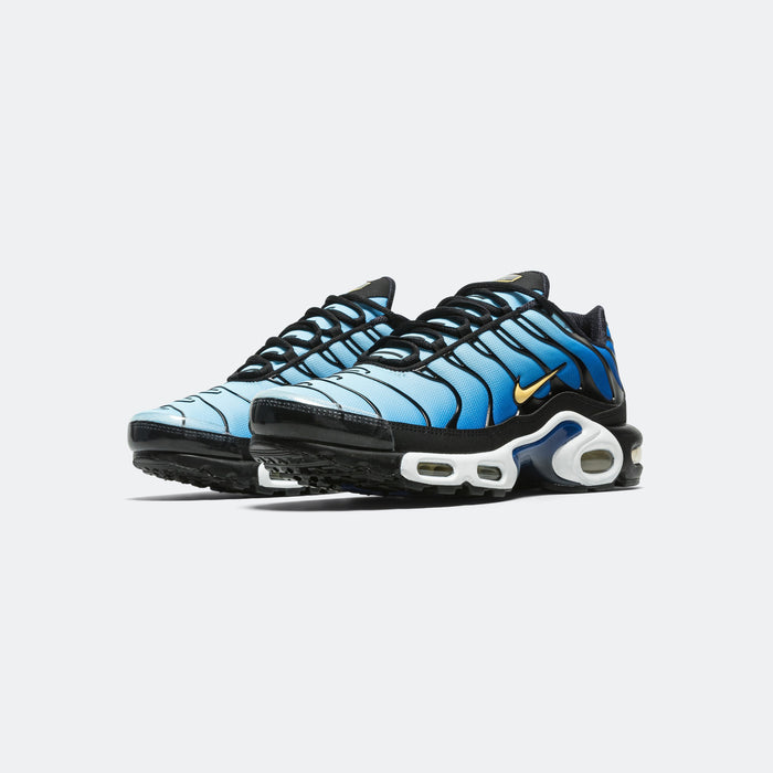 Air Max Plus - Black/Chamois-Sky Blue-Hyper Blue
