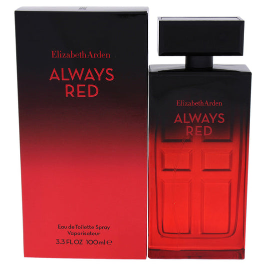Always Red by Elizabeth Arden for Women - 3.3 oz EDT Spray