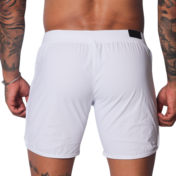 Ambitious White Short vista posterior de Gigo Underwear