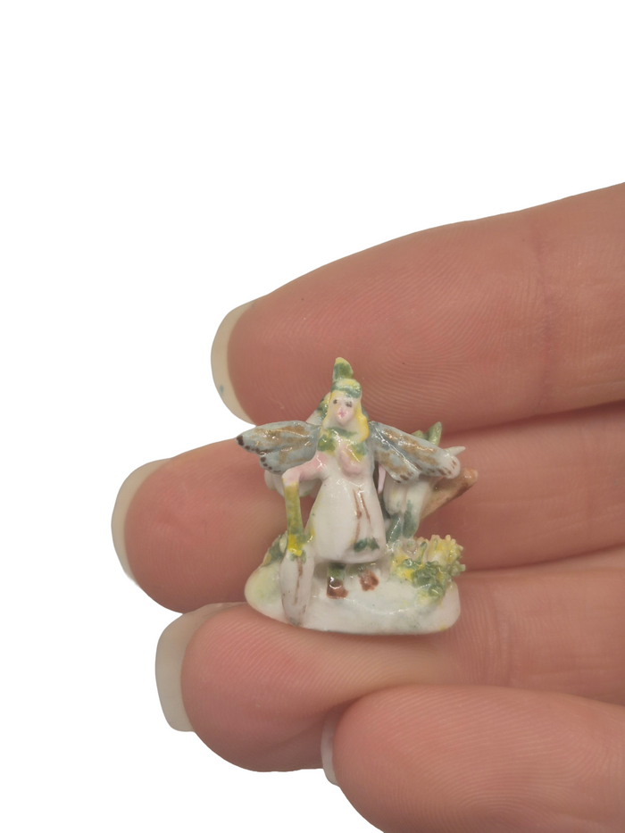 Anne Daulton – Porcelain Fairy Handpainted w/ Background