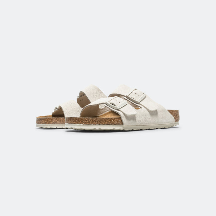 Arizona SFB - Antique White Suede Leather