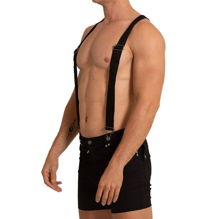 Aventurer Black Short vista frontal de Gigo Underwear