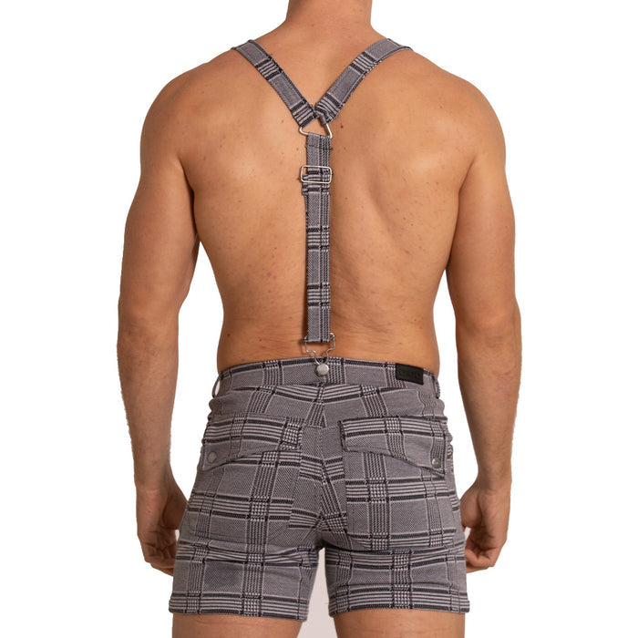 Aventurer Gray Square Short vista posterior de Gigo Underwear
