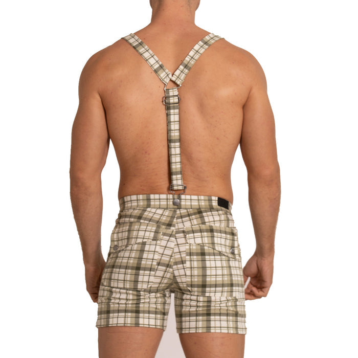 Aventurer Green Square Short vista posterior de Gigo Underwear