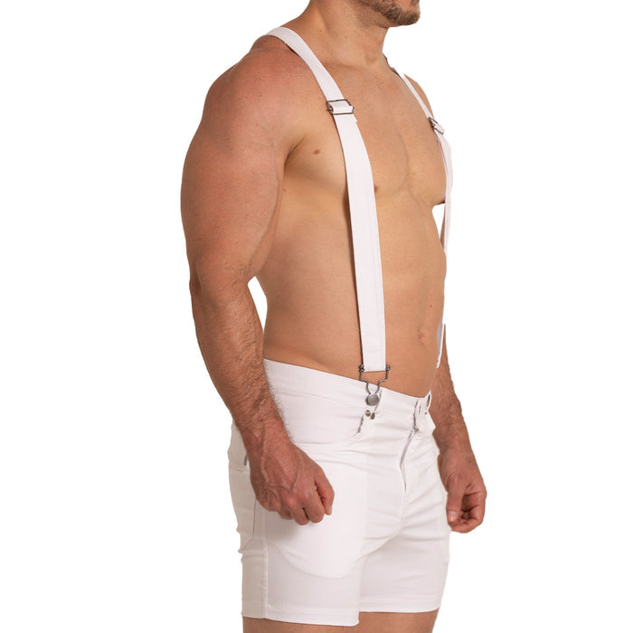 Aventurer White Short vista frontal de Gigo Underwear