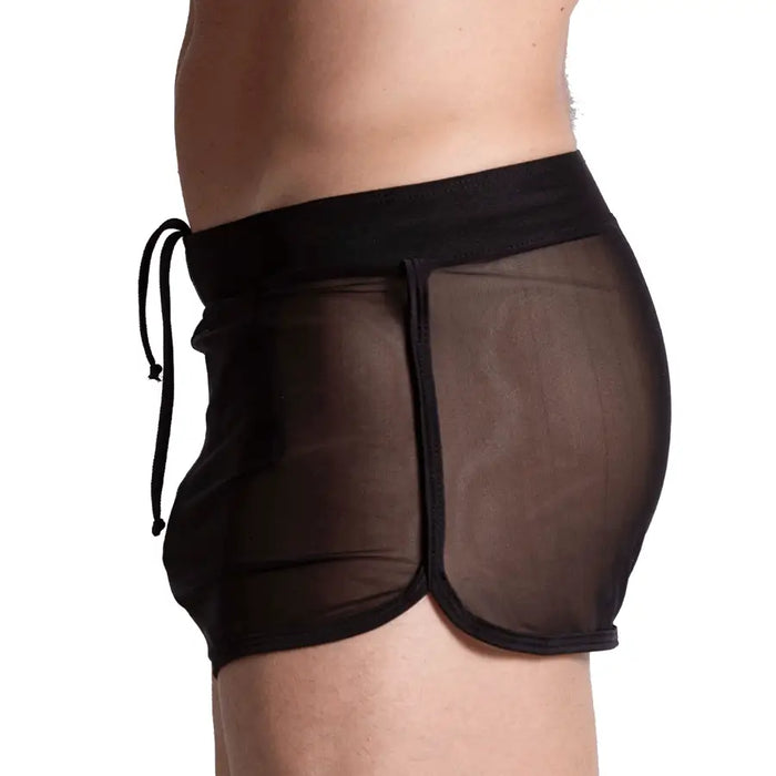 Bahia Black Hotshort vista frontal de Gigo Underwear