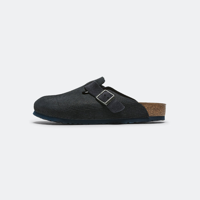 Boston Corduroy - Midnight Suede Leather