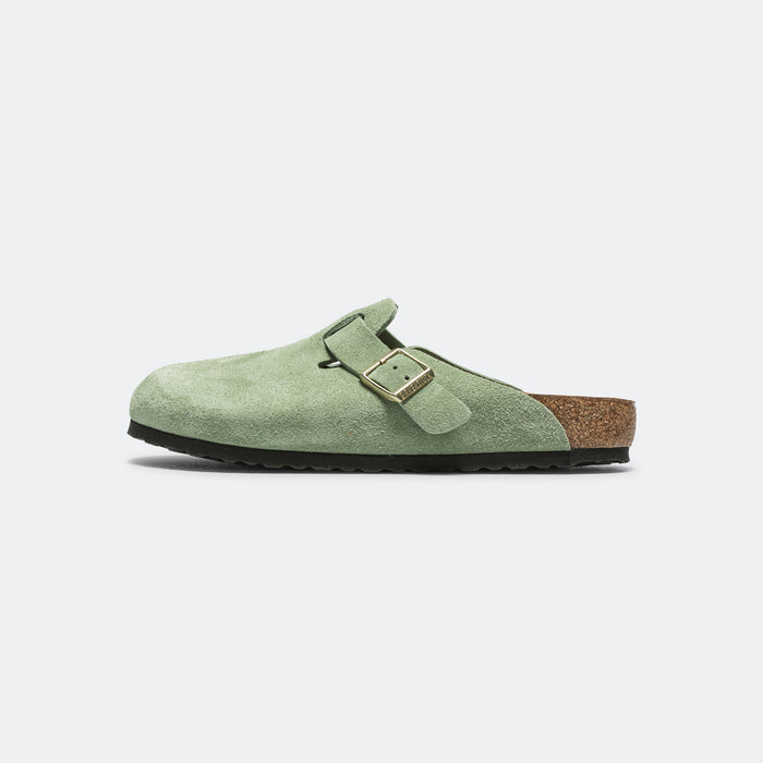 Boston SFB - Green Tea Suede Leather