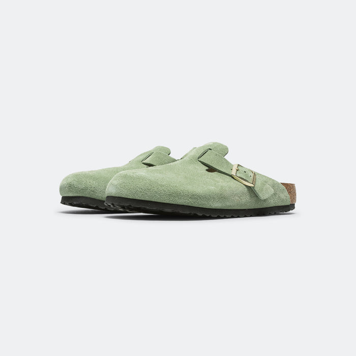 Boston SFB - Green Tea Suede Leather