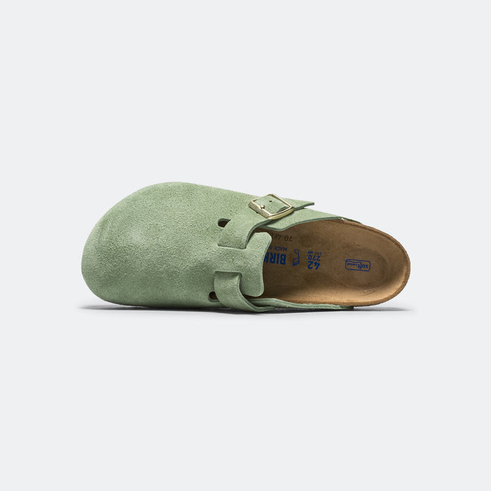 Boston SFB - Green Tea Suede Leather