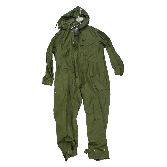 British Combat Vehicle Crewman’s Fowl Weather Coveralls - XLarge - Film Production Used - Overalls