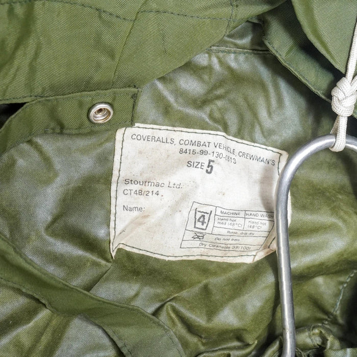 British Combat Vehicle Crewman’s Fowl Weather Coveralls - XLarge - Film Production Used - Overalls
