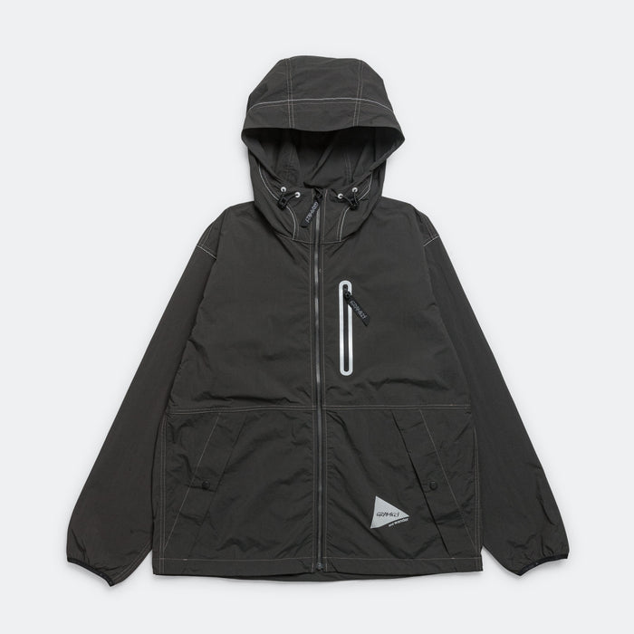 Brushed Nylon Jacket x and wander - Charcoal