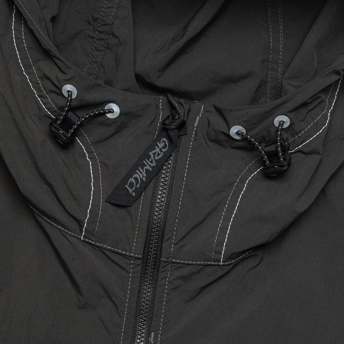 Brushed Nylon Jacket x and wander - Charcoal