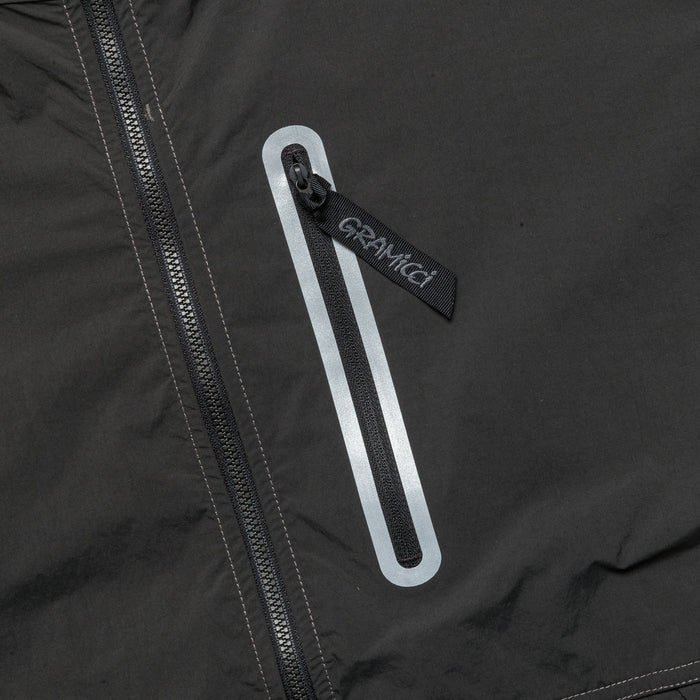 Brushed Nylon Jacket x and wander - Charcoal