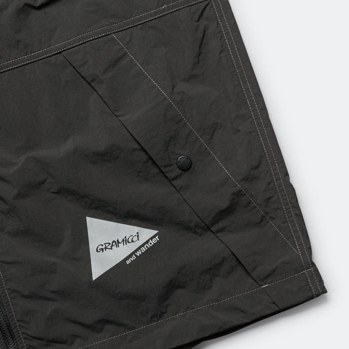 Brushed Nylon Jacket x and wander - Charcoal