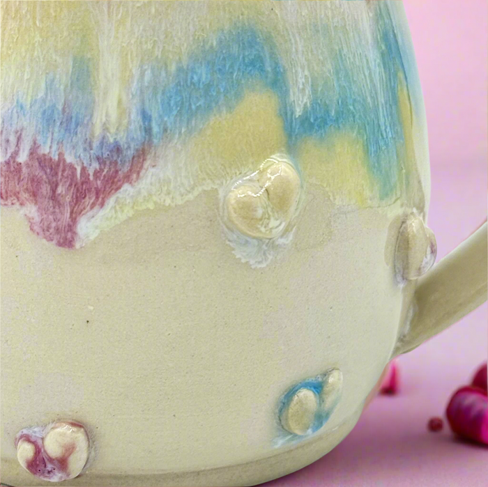 Ceramic Mug | Hearts - Greenbriar Market + Refillery