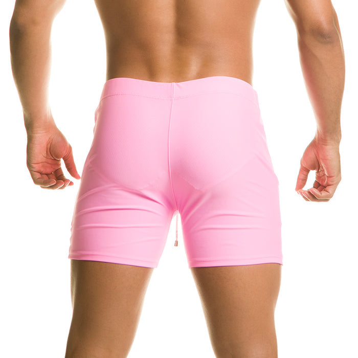 Classic Pink Beachwear vista posterior de Gigo Underwear