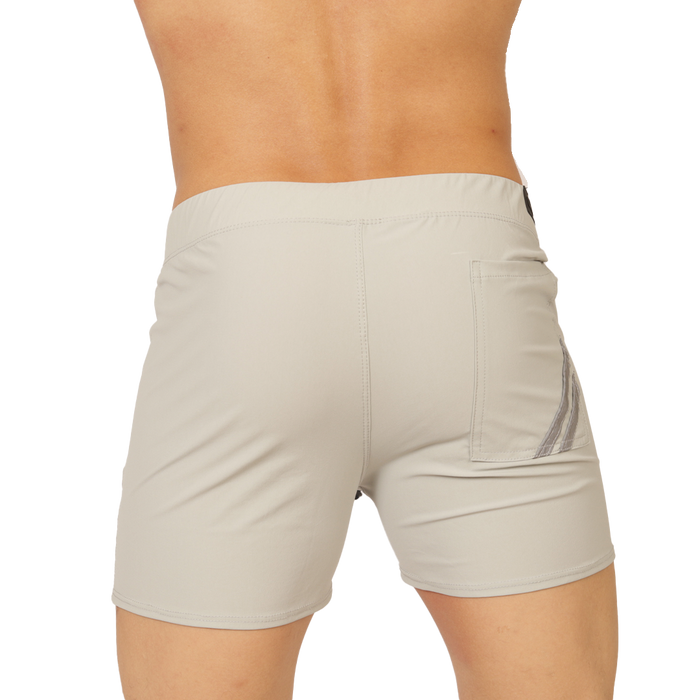 Club Gray Short vista posterior de Gigo Underwear
