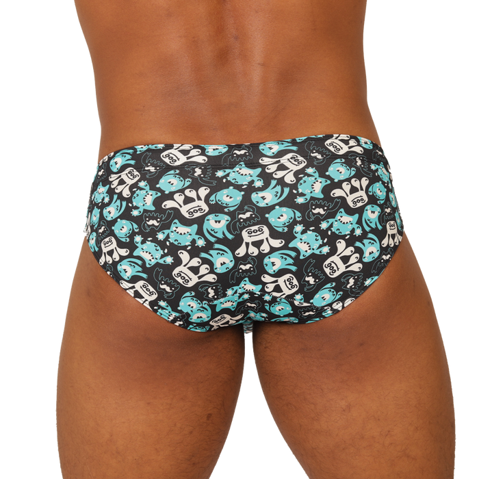 Comics Swimbrief vista posterior de Gigo Underwear