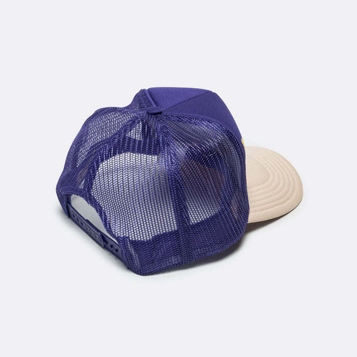CONEYCOWBOWY Trucker CAP - Purple x Ecru