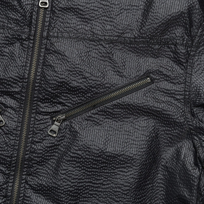 Convex Collarless Jacket - Black