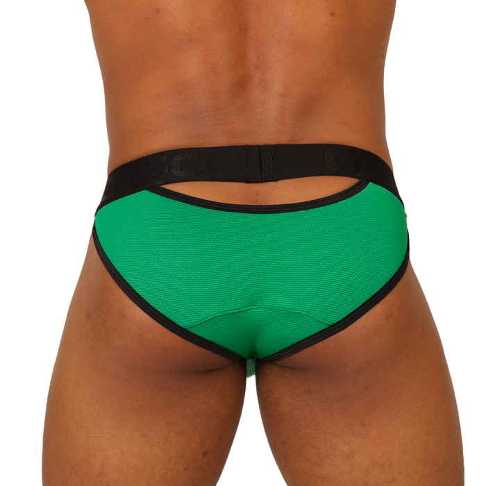 Cool Green Brief vista posterior de Gigo Underwear