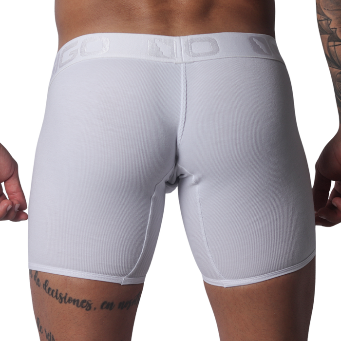 Cosmopolitan White Trunk vista posterior de Gigo Underwear