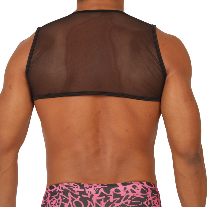 Crazy Vest Harness vista posterior de Gigo Underwear