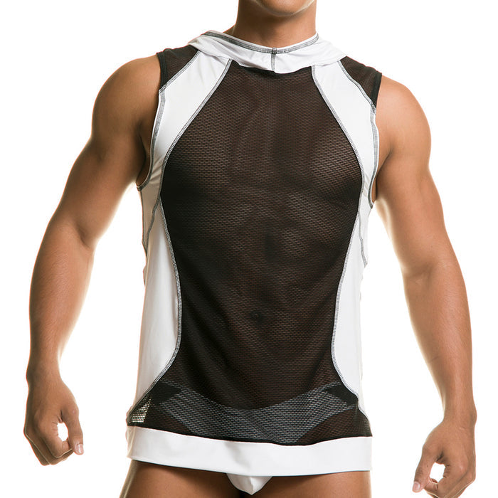 Destructive White Hoody Tshirt de Gigo Underwear