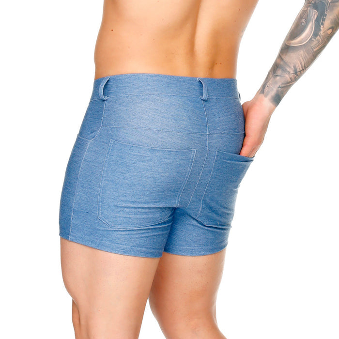 Dynasty Bluejean Sexyshort vista posterior de Gigo Underwear