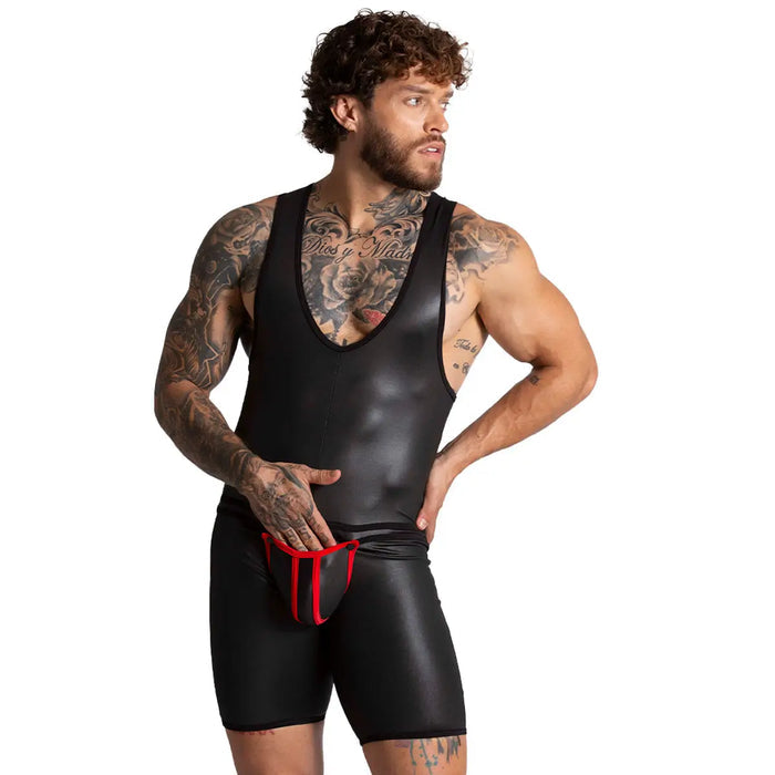 F Fetish Red Body en modelo de Gigo Underwear