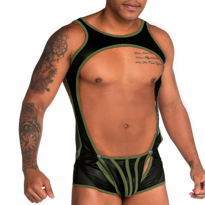 Fetiche Green Singlet de Gigo Underwear