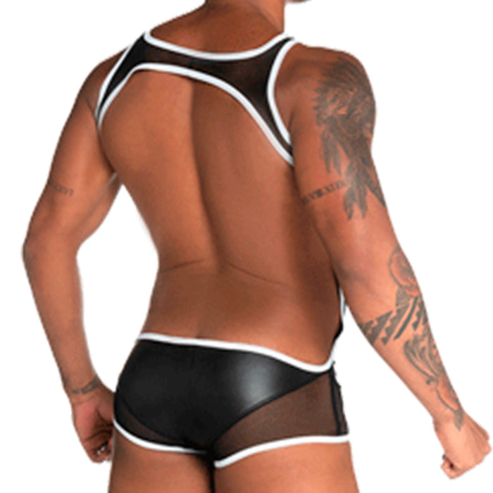 Fetiche White Singlet vista frontal de Gigo Underwear