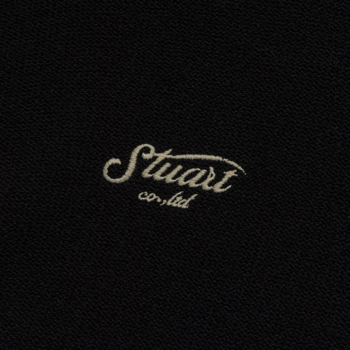 Football Short Sleeve Sweater - Black