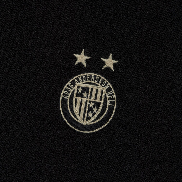 Football Short Sleeve Sweater - Black