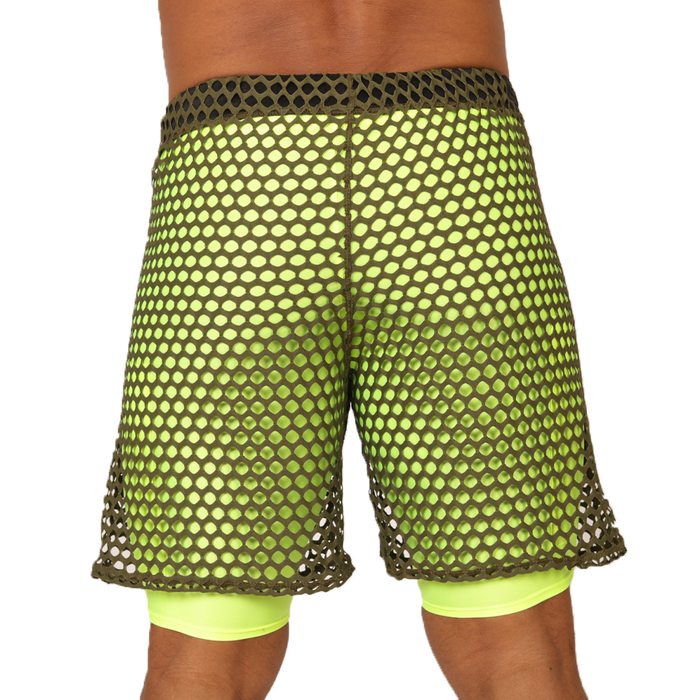 Fresh Yellow Short vista posterior de Gigo Underwear