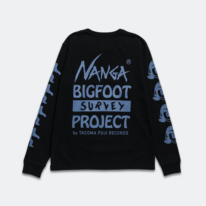 Fuji Records Bigfoot Logo LS Tee x Tacoma - Black