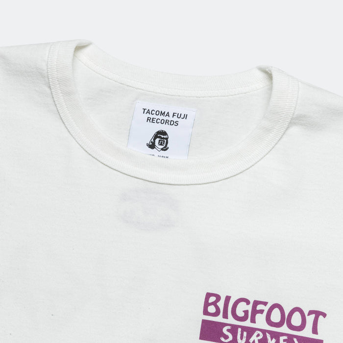 Fuji Records Bigfoot Logo LS Tee x Tacoma - White