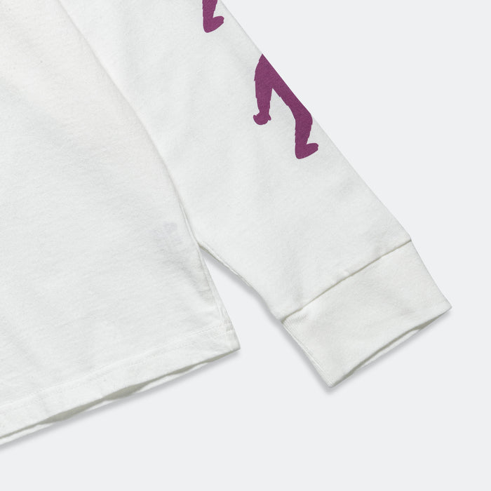 Fuji Records Bigfoot Logo LS Tee x Tacoma - White