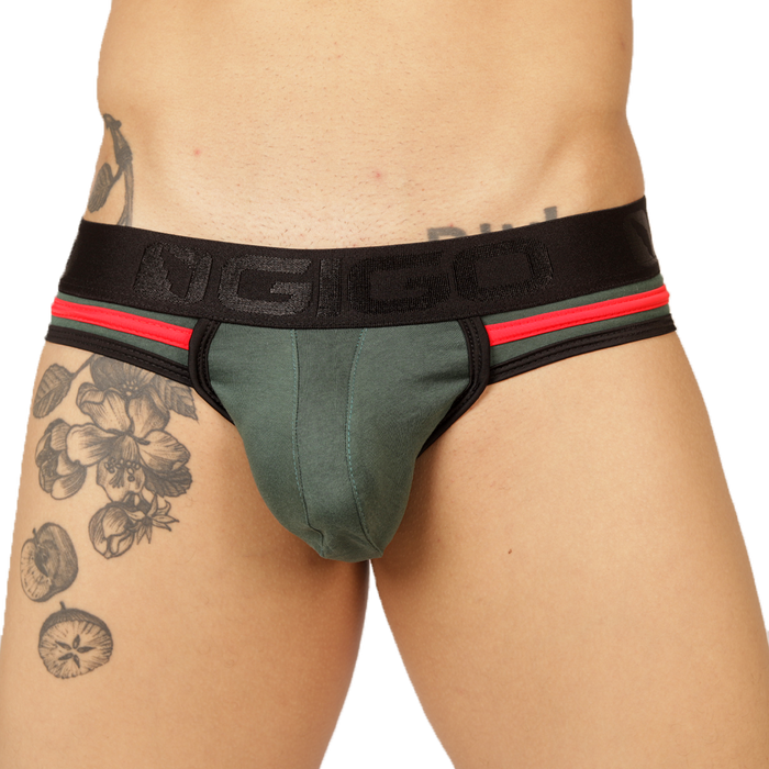 Garoto Green Brief Jock de Gigo Underwear